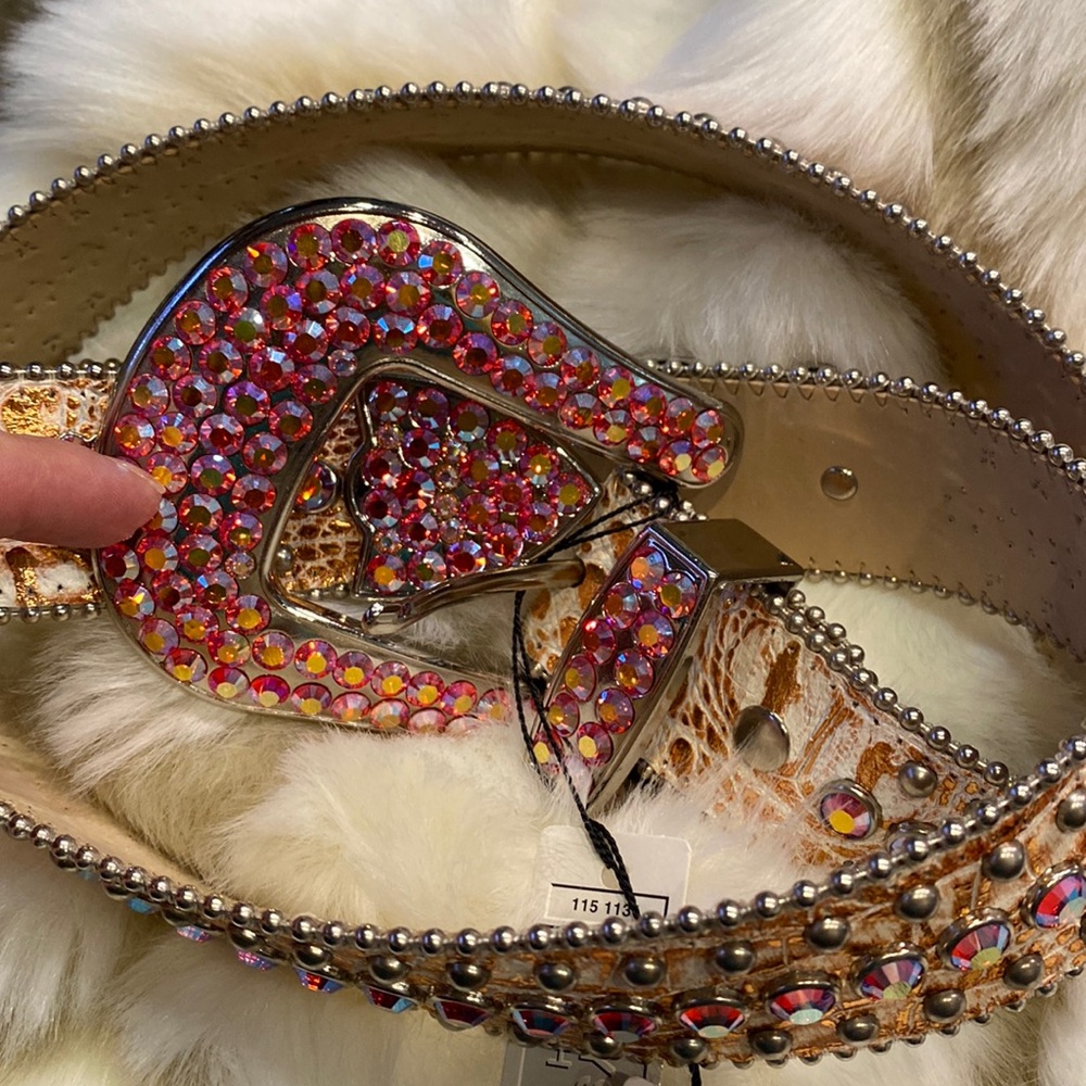BB SIMON bling belt NWT